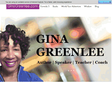 Tablet Screenshot of ginagreenlee.com